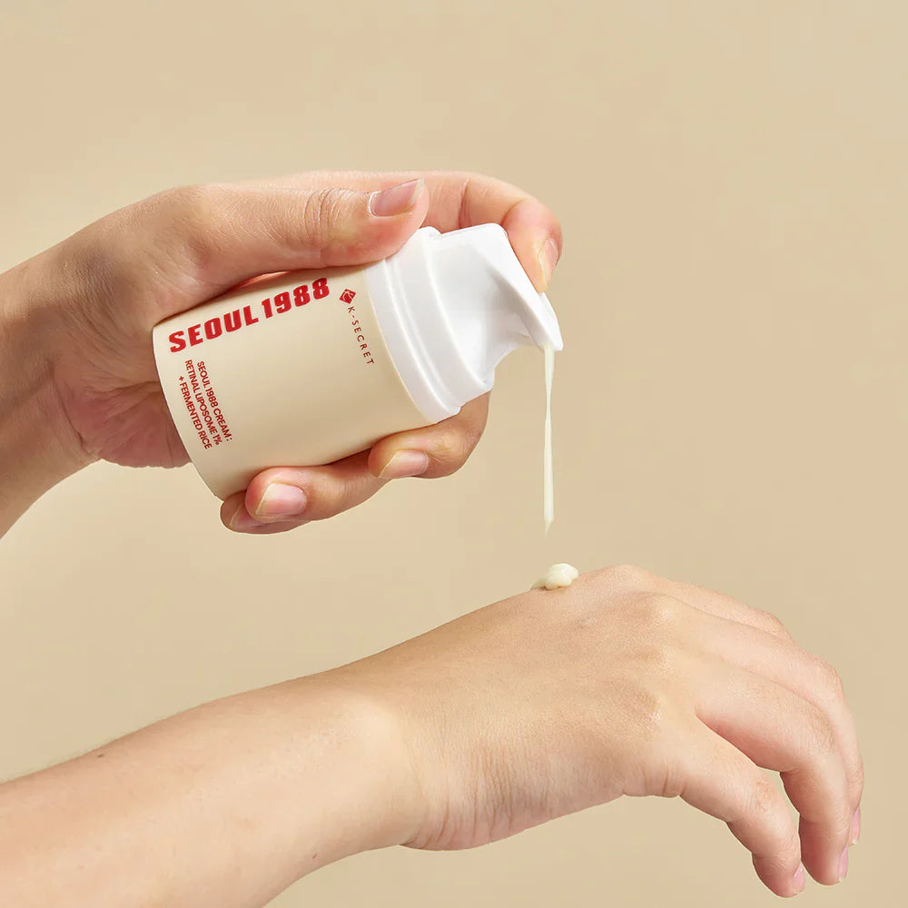 Crema Seoul 1988: Liposoma de retina al 1% + Arroz fermentado