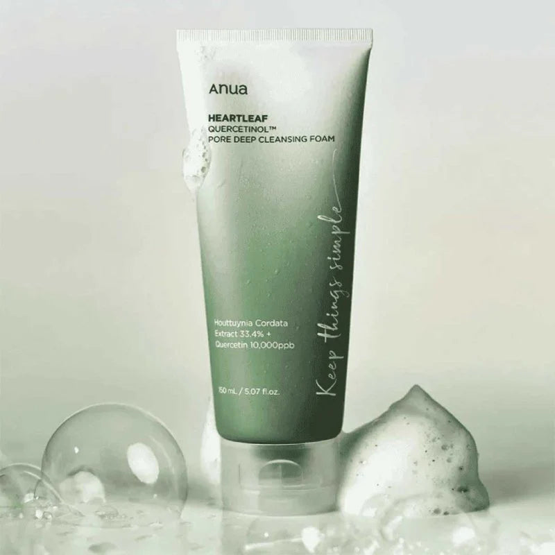 Anua Heartleaf Quercetinol Cleansing Foam 150 ML
